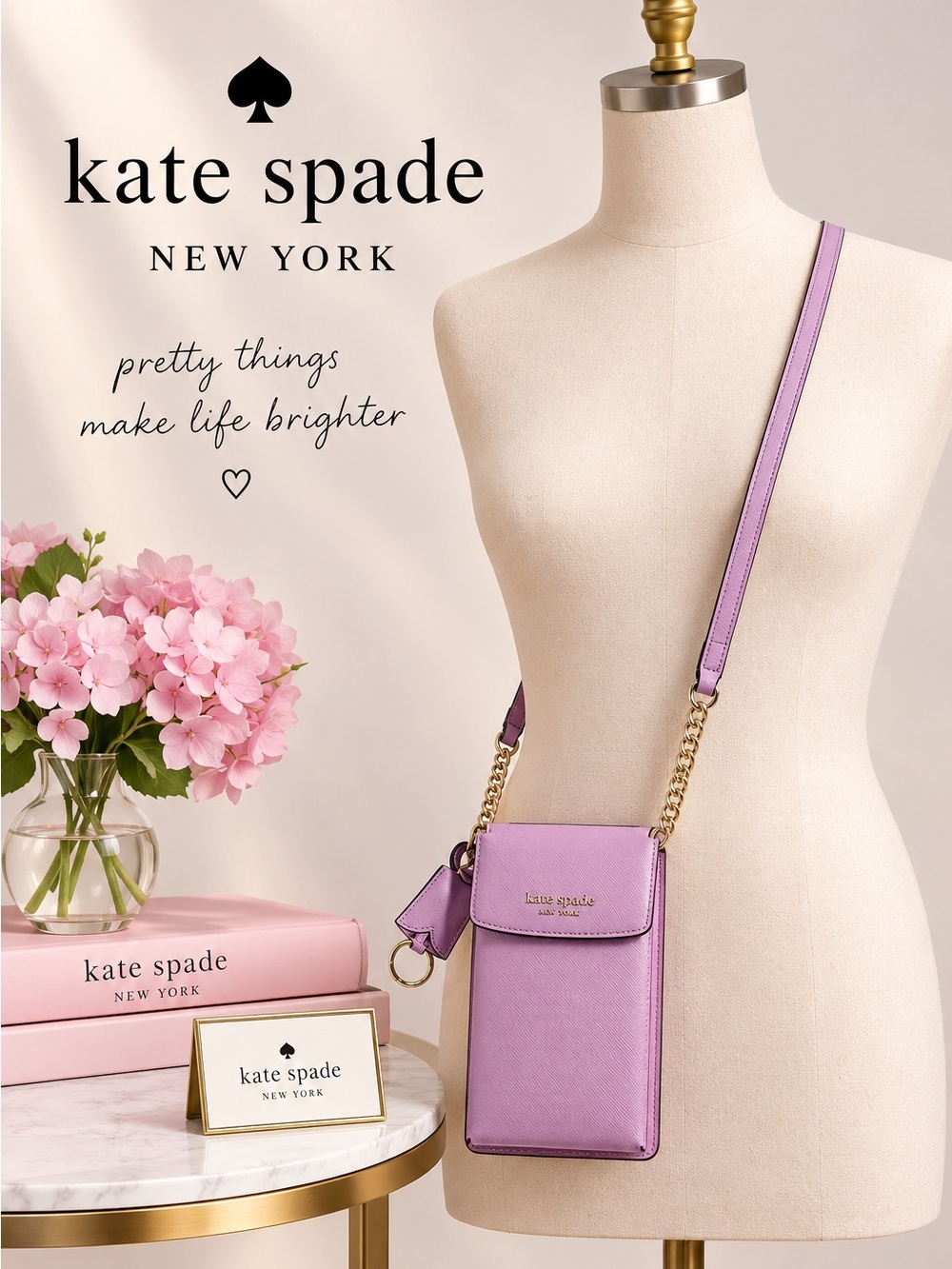 kate spade Lilac Crossbody Phone Bag - NWOT